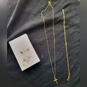 NWT Real gold 18k saudi gold jewelries